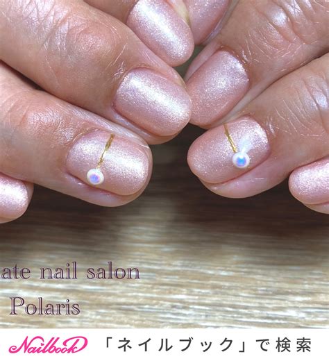 春オールシーズンハンドパールショート Private Nail Salon Polarisのネイルデザイン No8016065