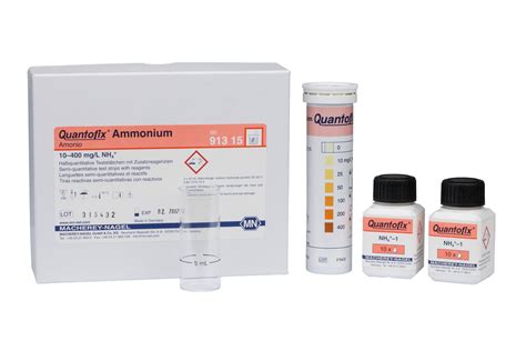 Halbquantitative Testst Bchen Quantofix Ammonium Steiner Chemie