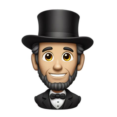 Abraham Lincoln As A Sphere Ai Emoji Generator