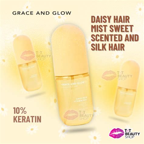 Jual Grace And Glow Daisy Hair Mist Sweet Scented And Silk Hair