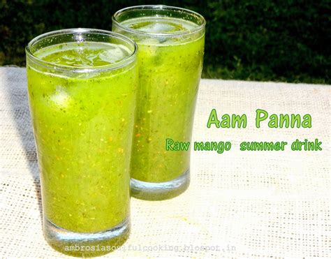 Aam Panna Raw Mango Summer Drink Ambrosia