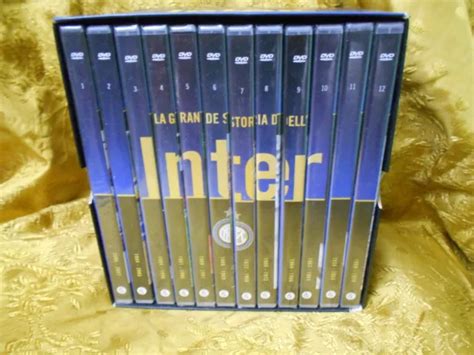 LA GRANDE STORIA Dell Inter 12 DVD Con Cofanetto Nuovi Solo Uno