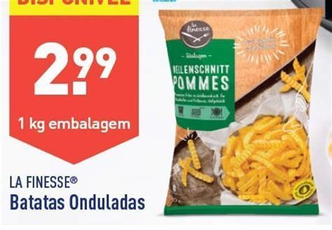 Promoção Batata chips em ALDI