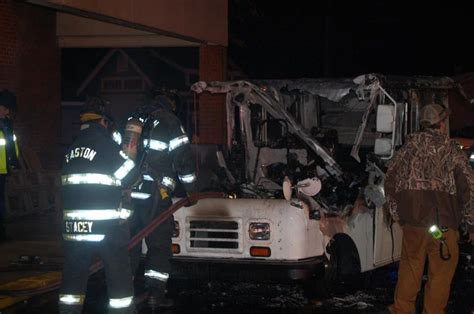 Mail Truck Catches Fire In Easton Local