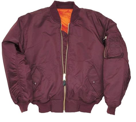 Maroon Bomber Jacket Jackets