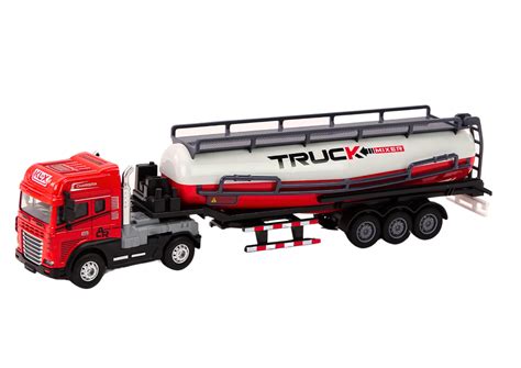 Truck With Trailer TIR Tanker 1:24 Car Truck Red Sounds | Toys \ Cars