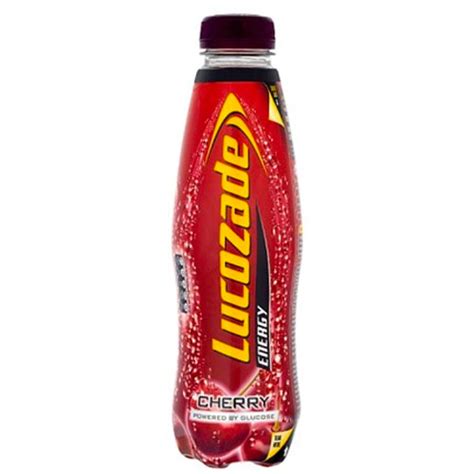 Lucozade Energy 500ml Cherry 24 Pet E Natural Limited Food And