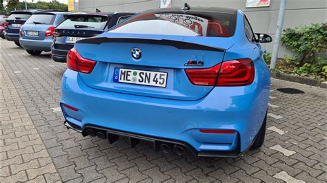 Bmw M Competition Pops Pictures Revs And Start Up Youtube