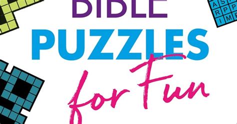 Bible Puzzles For Fun By Tony Spiller