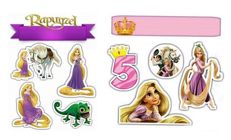 Tangled Printable Cake Topper