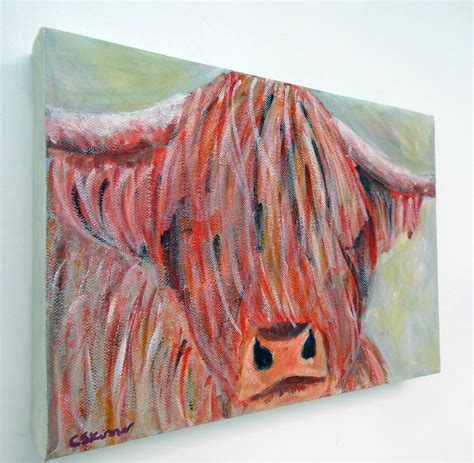 Highland Cow Painting | Caroline Skinner Art