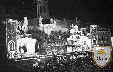 AUBEL 1949 jeux scéniques ARVIA Archives Herve