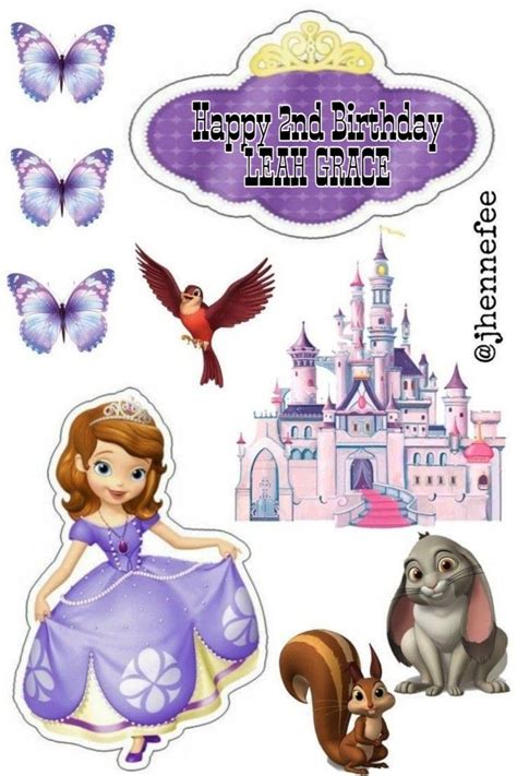 Pin By Anthony Yumang On Princess Sofia The First Happy Nd Birthday