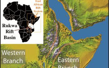 Multimedia Gallery Map Of The Great Rift Valley In East Africa With