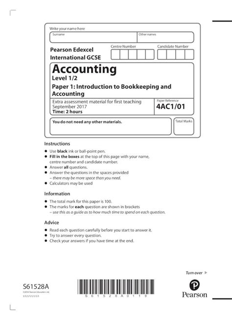 PDF Pearson Edexcel International GCSE Accounting Pearson Edexcel