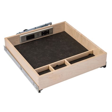 Preconfigured Charging Drawer For Framed Cabinets Docking Drawer