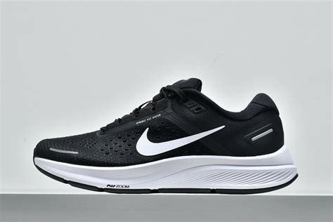 Nike Air Zoom Structure 23 Black White Running Shoes - FavSole.com