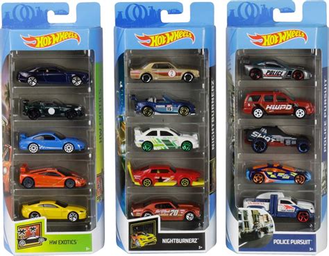 Hot Wheels American 5 Pack 164 Scale Die Cast Cars Collectors Of All Ages Premium