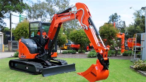 Hitachi Zx 5 Mini Excavator Operator Comforts Youtube