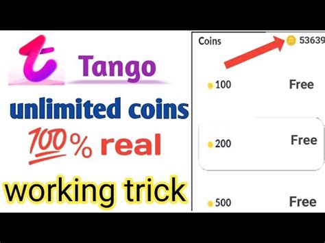 Tango App Free Coins Get Unlimited Coins Free Tango App Youtube