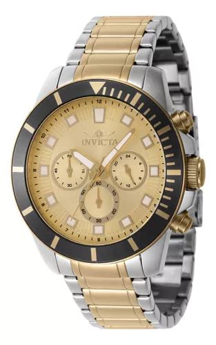 Reloj Invicta 46049 Oro Acero Hombres Cuotas sin interés