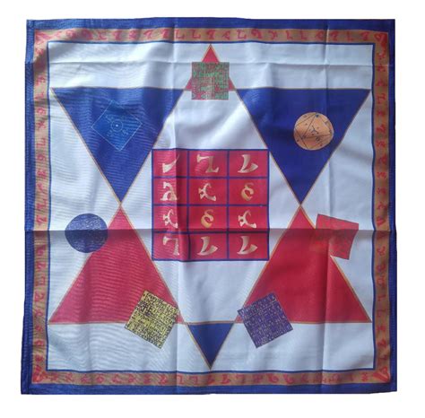 Enochian Holy Table Of Practice With 7 Ensigns Of Creation Etsy