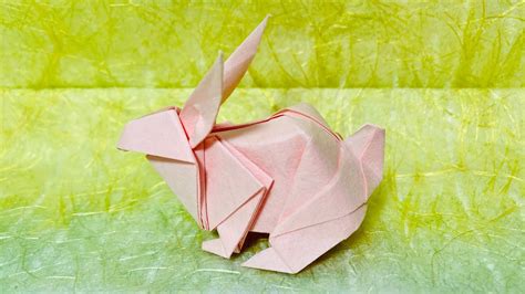 【origami】rabbit How To Fold 【折り紙】ウサギの折り方 Youtube