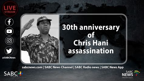 30th Anniversary Of Chris Hani S Assassination YouTube