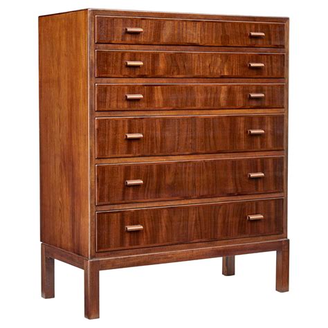 Late 20th Century Danish Modern Teak Chest Of Drawers For Sale At 1stDibs