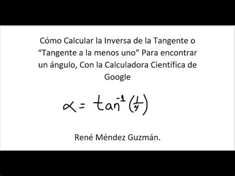 Cómo sacar la tangente guía para calcularla fácilmente