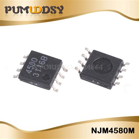 10PCS NJM4580M NJM4580 4580 SOP 8 IC Dual Op Noiseless Audio