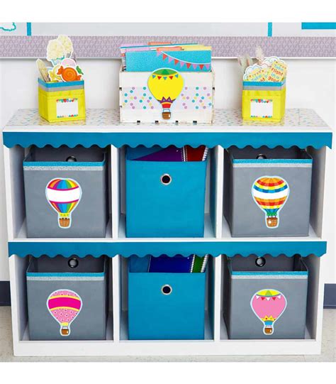 Hot Air Balloons Bulletin Board Set X Fd Class D Cor