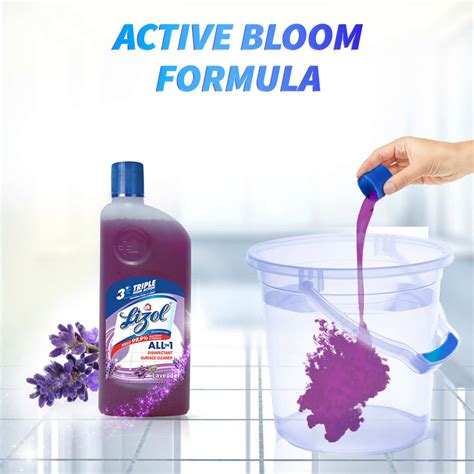 Buy Lizol Lavender Disinfectant Floor Cleaner Liquid Bottle Of Ml