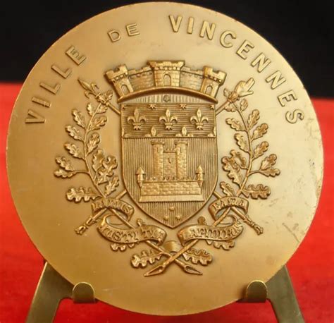 M Daille Ch Teau Et Ville De Vincennes Blason Par G Crouzat Medal