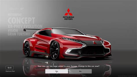 Gran TurismoSPORT Mitsubishi XR PHEV Evolution Vision Gran Turismo