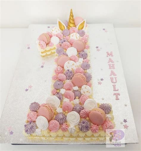 Numbercake Licorne Girly An Lemondedekita Alsace Cakedesigner