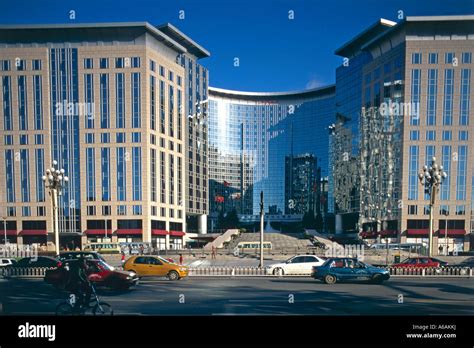 China Beijing Oriental Plaza Complex Facade And Entrance To Modern