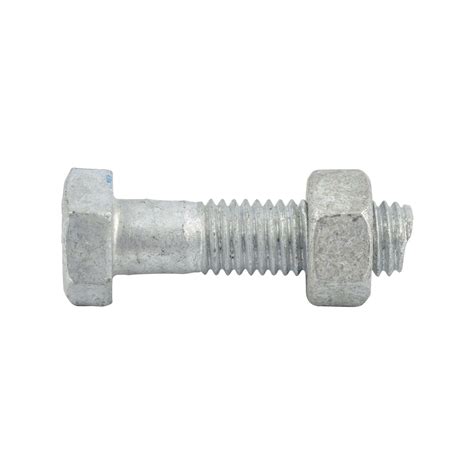 Zenith M10 X 40mm Hot Dipped Galvanised Hex Head Bolt And Nut