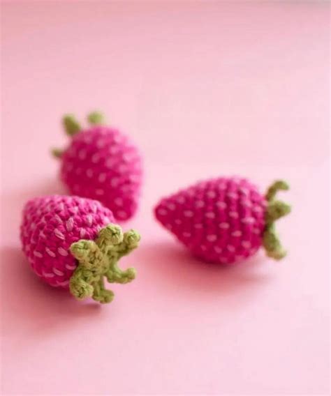 Free Crochet Strawberry Pattern Step By Step Wool Pattern