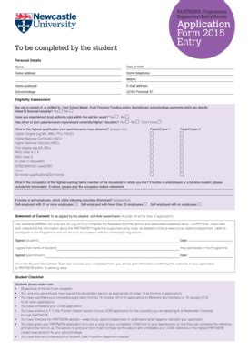 Fillable Online Ncl Ac PARTNERS Application Form Newcastle University