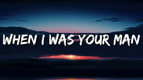 When I Was Your Man Bruno Mars Lyrics Alan Walker And Emma