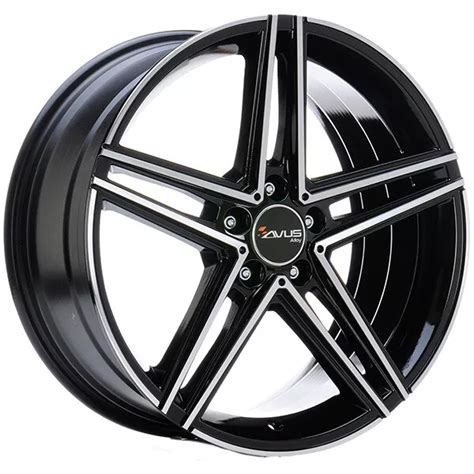 JANTES ROUES AVUS AC 515 POUR MERCEDES BENZ 8x18 5x112 BLACK POLISHED