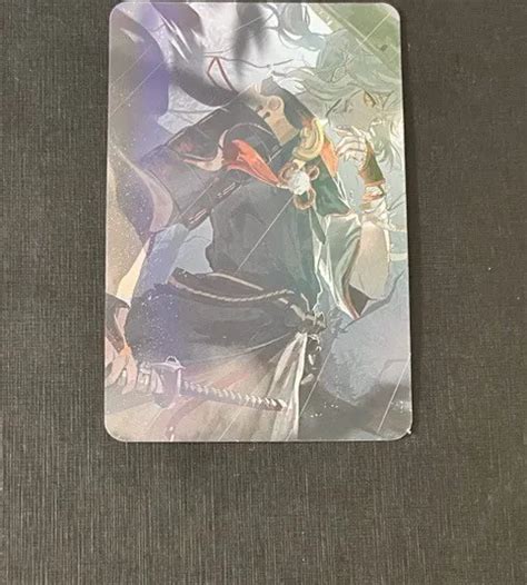 Genshin Impact Kazuha Photocard Holo Raster Anime Gacha Game Card