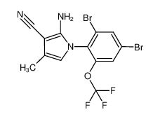 2 Amino 4 Metil 1 2 4 Dibromo 6 Trifluorometoxifenil Pirrol 3