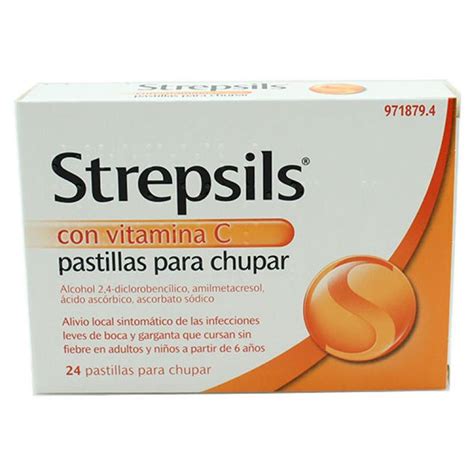 Strepsils Pastillas Para Chupar Con Vitamina C Unidades Farmacia