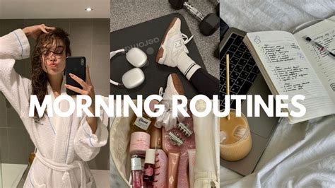 A Week Of Morning Routines Cozy Autumn Mornings Productive Healthy