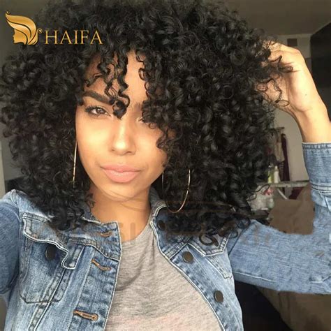 European afro kinky curly hair weave bundles deals 100 percent human ...