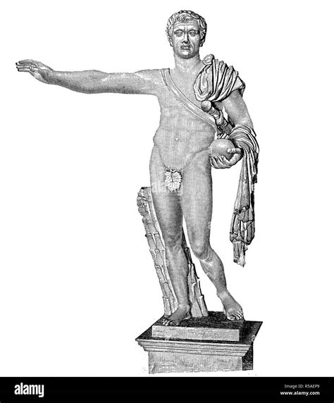 Drawing of statue Black and White Stock Photos & Images - Alamy