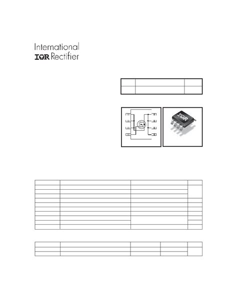 IRF7484 Datasheet 1 10 Pages IRF HEXFET Power MOSFET