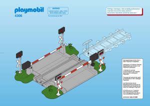 Manual De Uso Playmobil Set Train Paso A Nivel